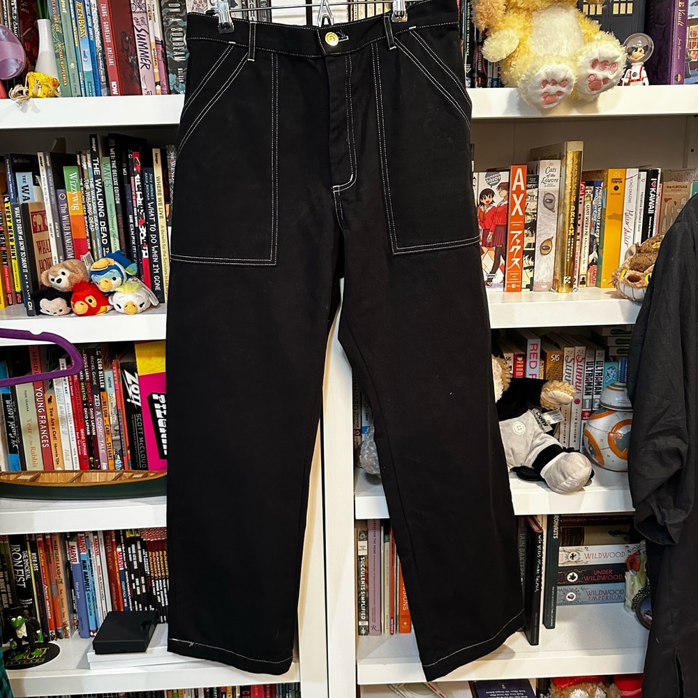 Big Bud Press Black Pants with Rainbow Pockets - Picture 2 of 4